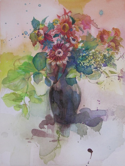 講師作品　水彩