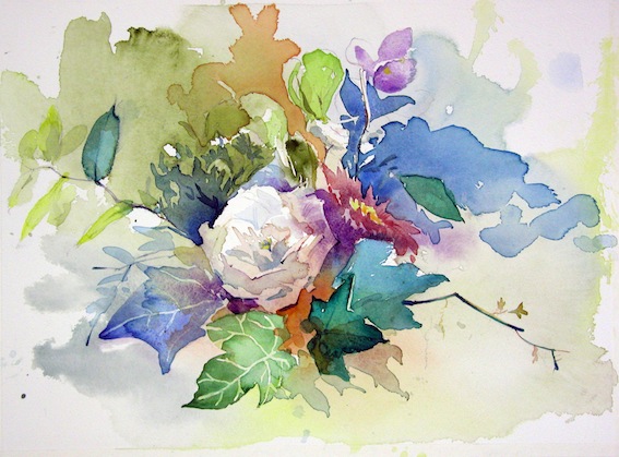 講師作品　水彩