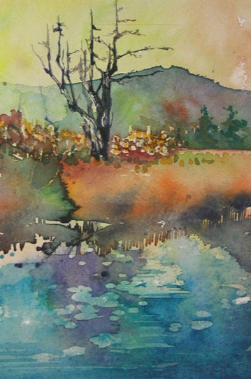 講師作品　水彩