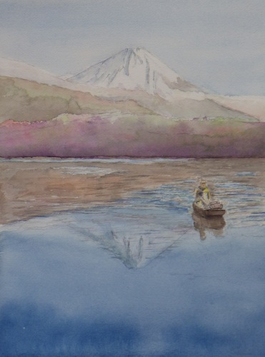 火曜コース会員作品　男性Aさん　水彩