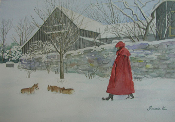 水曜コース会員作品　女性Hさん　水彩