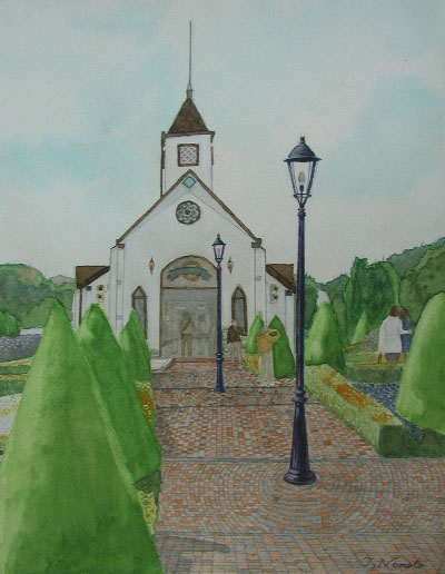 水曜コース会員作品　男性Ｎさん　水彩