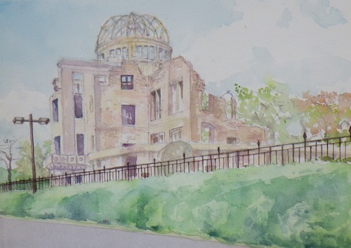 火曜コース会員作品　女性Hさん　水彩