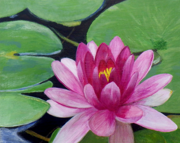 水曜コース会員作品　女性Ｉさん　アクリル