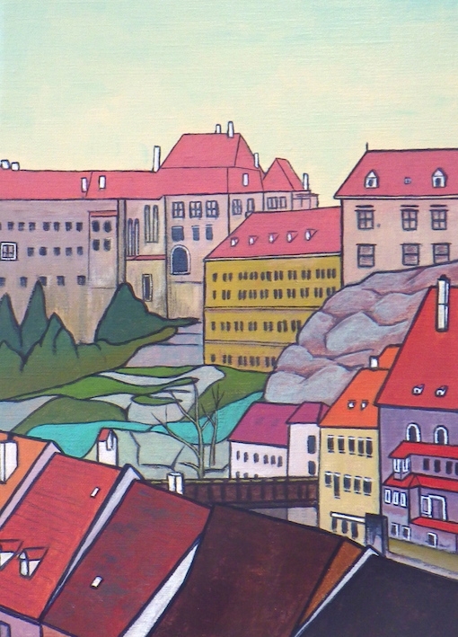 火曜コース会員作品　男性Mさん　アクリル